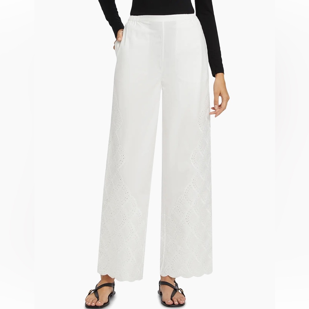 LOULOU de Saison Cotton Embroidered Dulche Pants